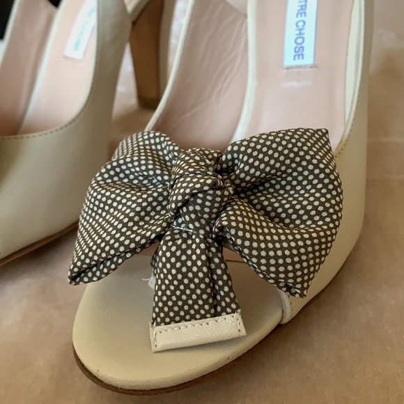 L’AUTRE CHOSE sling back open toe heels - Picture 10 of 14